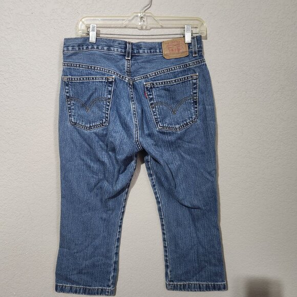 Levi's Denim - Levis Nouveau Jeans Womens Size 8 Miss Mid Rise Cropped Denim Pants